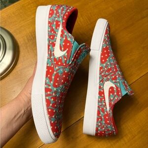 Nike SB Zoom Stefan Janoski Cabana Red Slip On Trainers Men 10.5